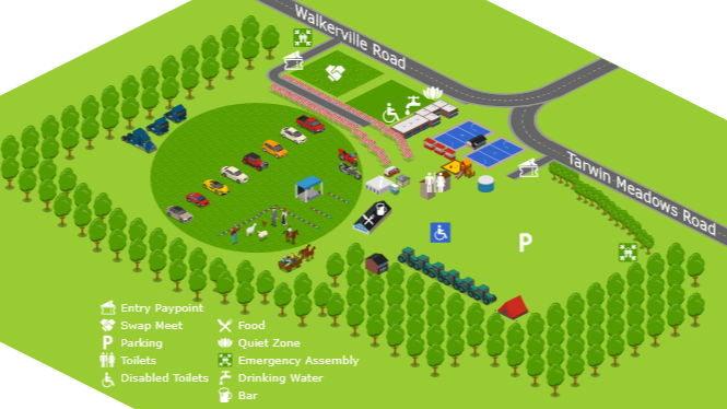 Tarwin Lower Festival Map